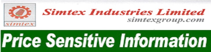 Price Sensitive Information of Simtex Industries Limited